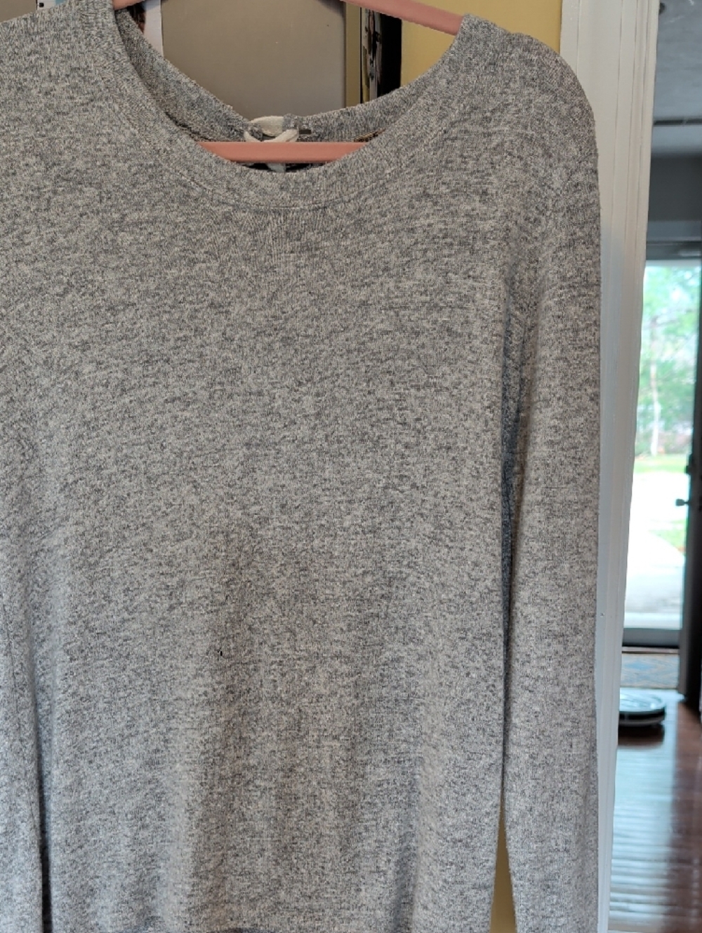 Poof! Gray Knit Sweater - Picture 2 of 6
